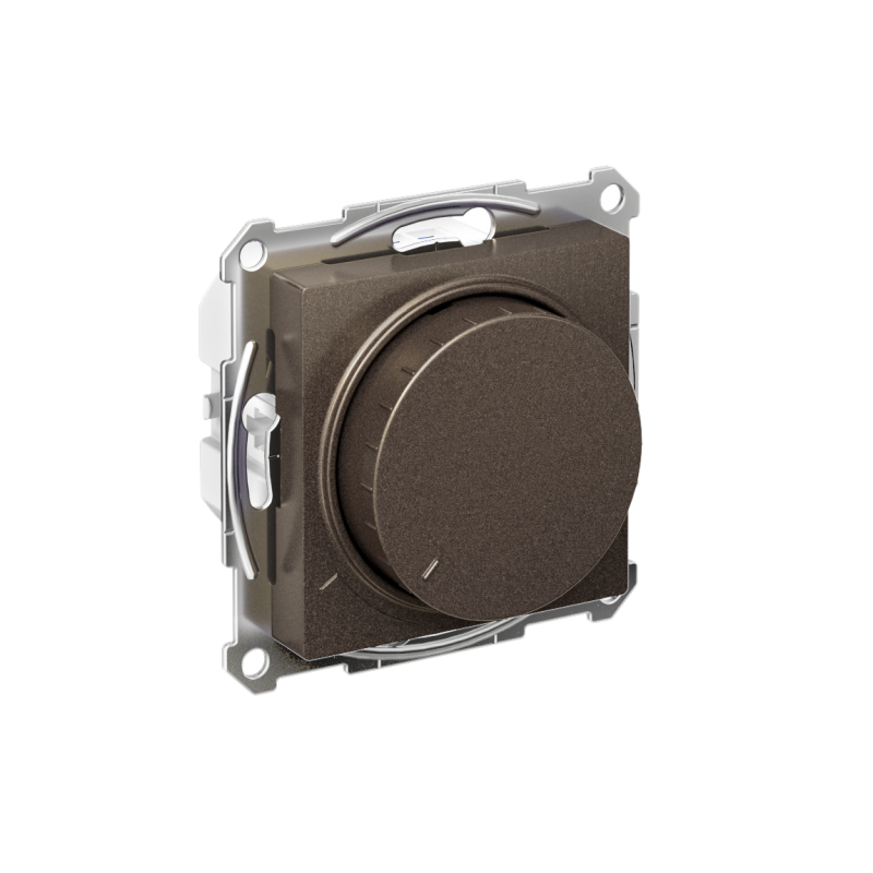 Светорегулятор поворотно-нажимной AtlasDesign 400Вт механизм мокко SE ATN000623