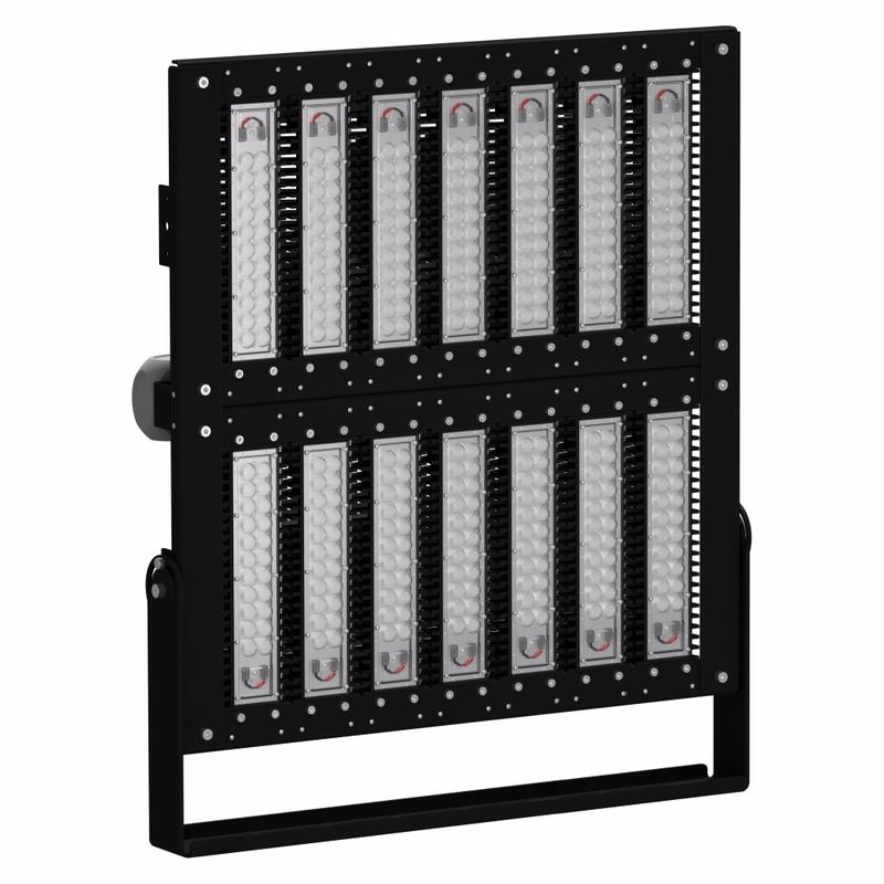 Светильник светодиодный LAD LED R500-14-O-6-1000L 1000Вт 5000К IP67 230В опал рассеив. крепление на лире ЛАДзавод LADLED14O61000L