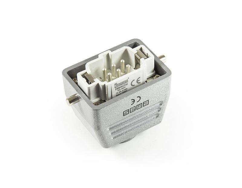 Вилка 6 полюсов 16А EMAS EBM06FU30