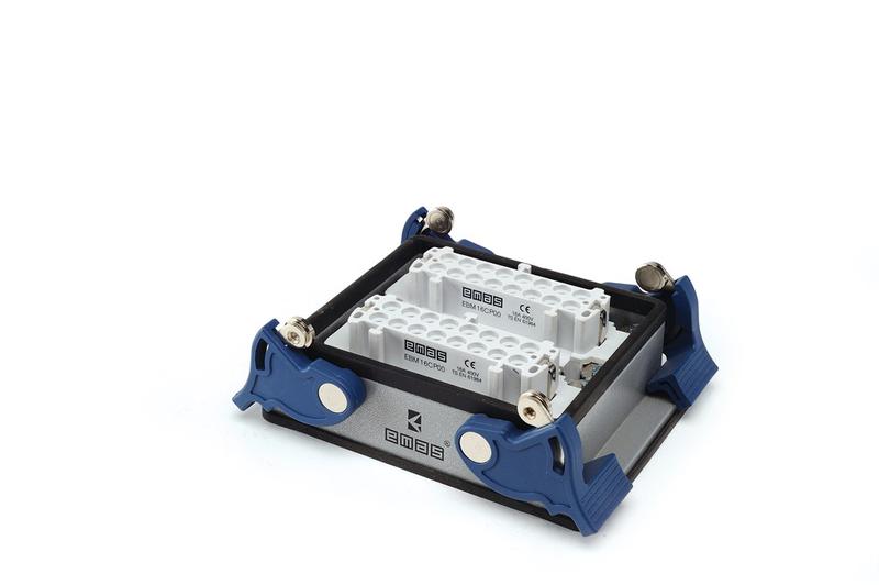 Розетка низкая 4-фиксатора для панели 32 полюса 16А EMAS EBM32PM44