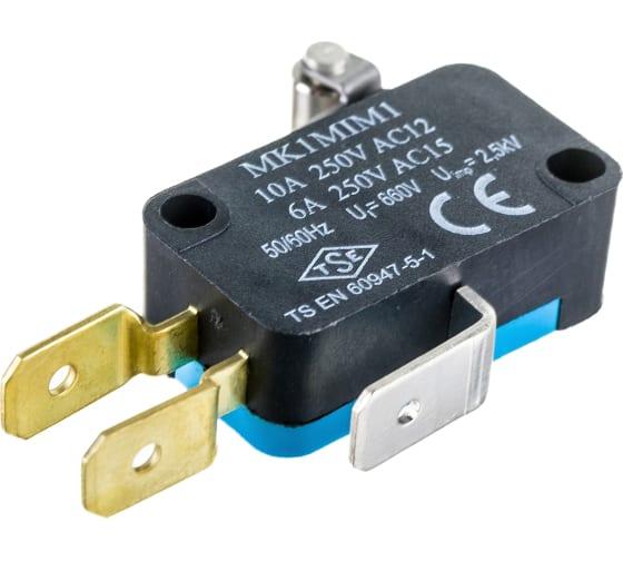 Выключатель-микро со стальным роликом на коротком рычажке EMAS MK1MIM1