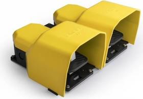 Педаль двойная (1НО+1НЗ)+(1НО+1НЗ) с возм. подкл. аксессуаров EMAS PDKA22BB10