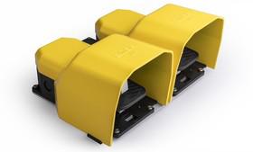 Педаль двойная (1НО+1НЗ)+(2х1НО+1НЗ) с возм. подкл. аксессуаров EMAS PDKA22BG10