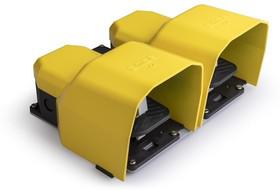 Педаль двойная две скорости 2х(1НО+1НЗ)+2х(1НО+1НЗ) с возм. подкл. аксессуаров EMAS PDKA22GG20