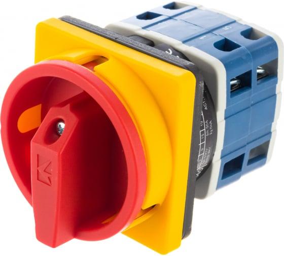 Переключатель аварийный 4 полюса двухпозиционный (0-1) 40А EMAS PSA040AK441E