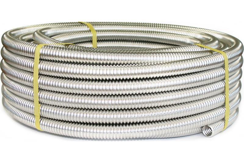 Труба гофрированная отожженная SS304 20А нерж. сталь (дл.50м) Stahlmann 2217466