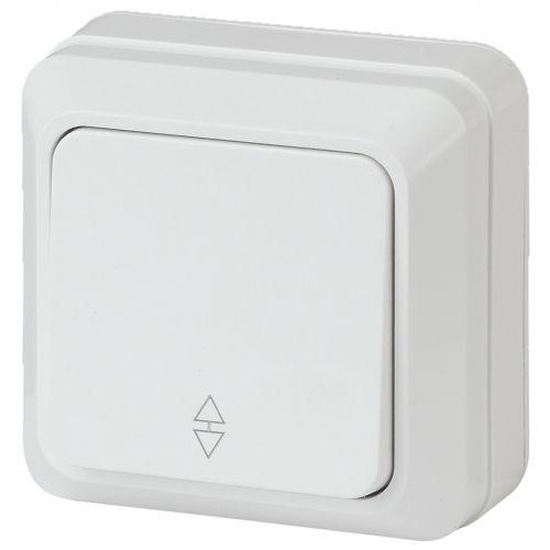 Переключатель 1-кл. ОП Quadro 10А IP20 2-103-01 250В бел. Intro Б0053749