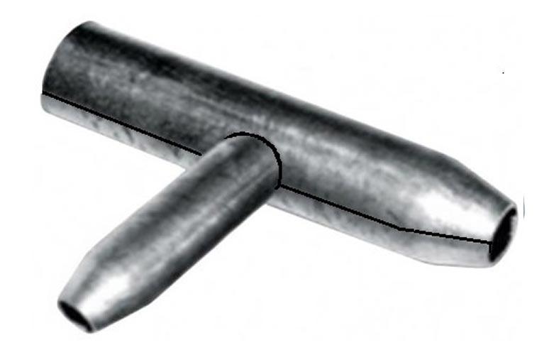 Муфта свинцовая тройниковая МСТ 7х4х4 ССД 120202-00002