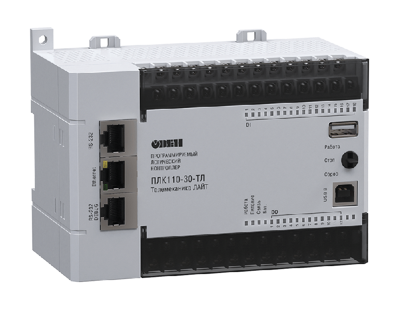 Контроллер для телеметрии и диспетчеризации ПЛК110-24.30-ТЛ ОВЕН 72393