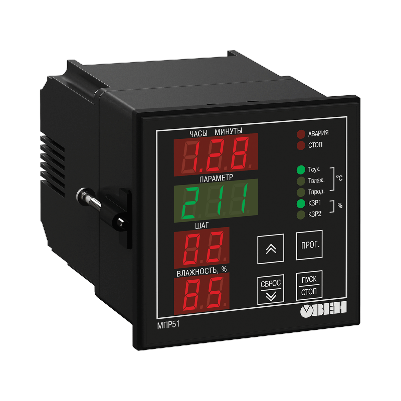 Измеритель-регулятор температуры и влажности МПР51-Щ4.03.RS ОВЕН 19352