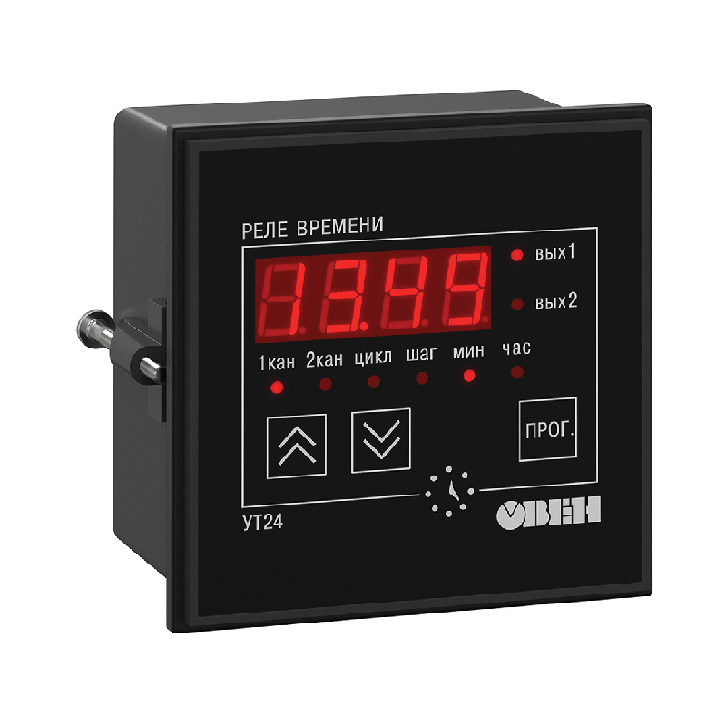 Реле времени двухканальное микропроцессорное УТ24-Щ2.Р ОВЕН 39140