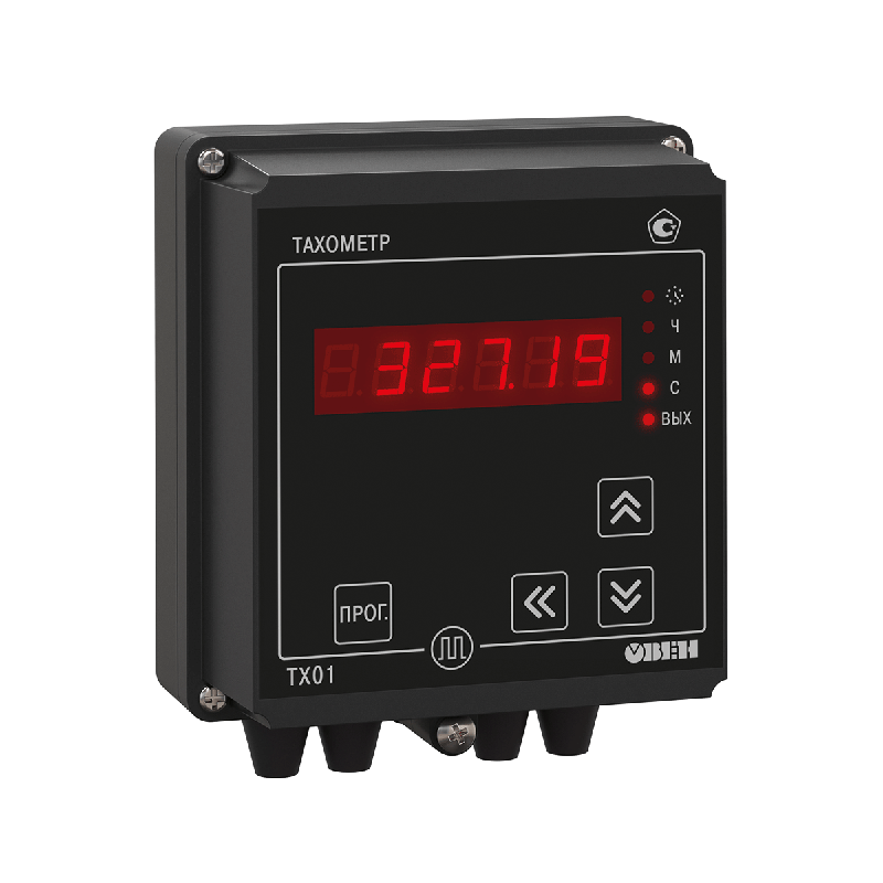 Счетчик оборотов (тахометр) ТХ01-224.Щ2.Р-RS ОВЕН 65159