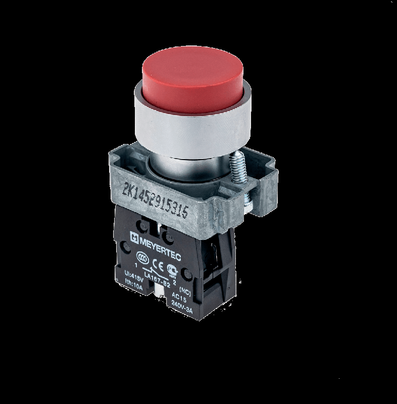 Кнопка выступающая красн. 1NC мет. MTB2-BLZ124 ОВЕН 58156