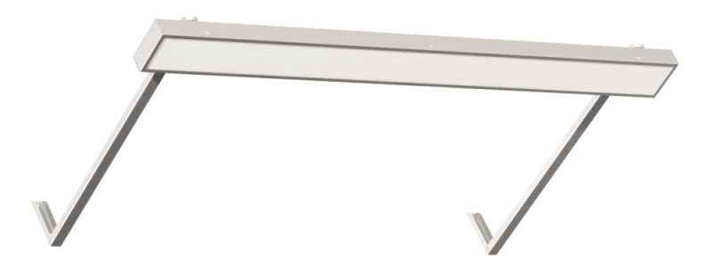 Светильник светодиодный Plank 19/2300 prism 2300лм 19Вт 4000К IP40 0.8PF 80Ra Kп<1 Diora DP19-2300-P-4K