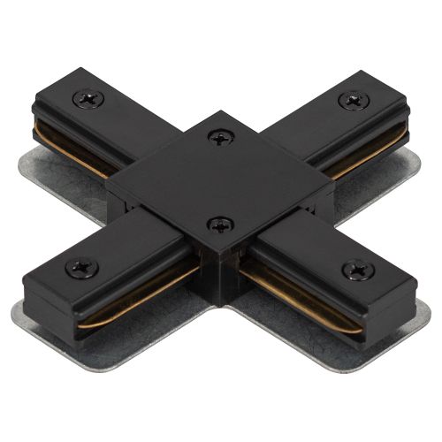 Коннектор TR-1PA-СX-BK X-образ. для 1ф шинопровода черн. Эра Б0054470