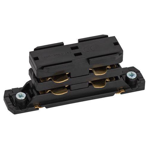 Коннектор прямой внутренний STR-30-B-CN-I для накладного/подвесного трехфазного шинопровода черн. Эра Б0049720