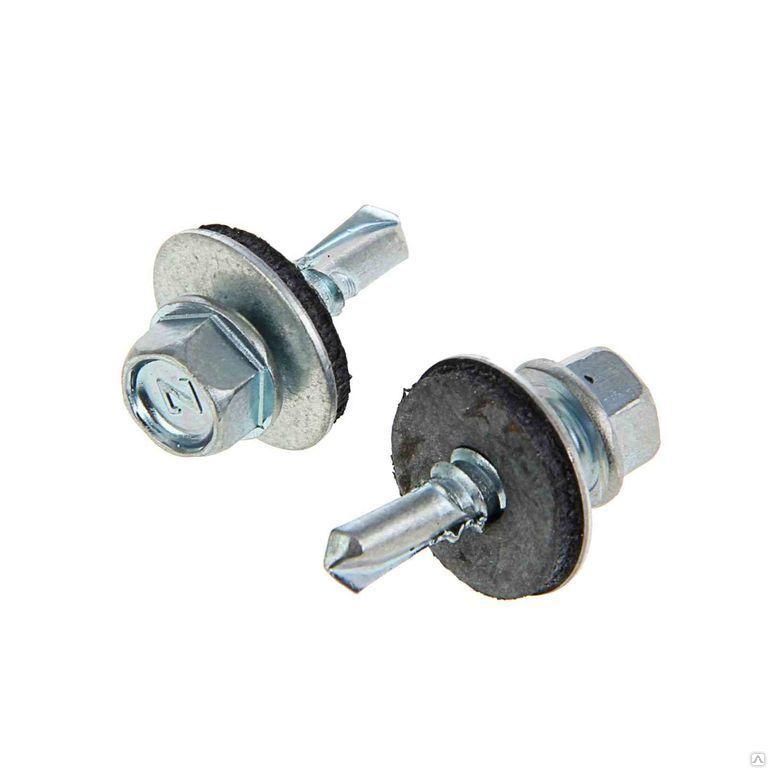Саморез кровельный 5.5х19 с буром оцинк. (коробка) (уп.5кг) Tech-Krep/Zitar 144785