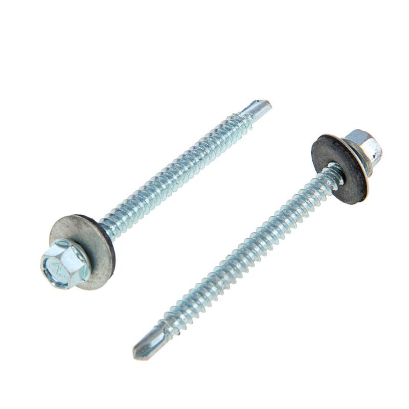 Саморез кровельный 6.3х70 с буром оцинк. (коробка) (уп.5кг) Tech-Krep/Zitar 144794