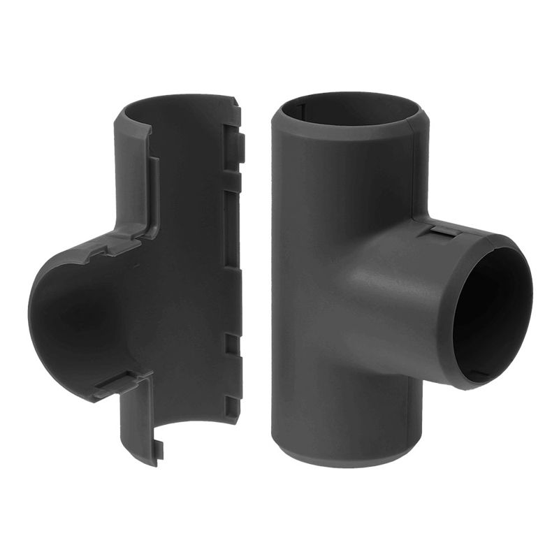 Тройник разборный d20мм черн. (уп.5шт) Промрукав PR13.0178