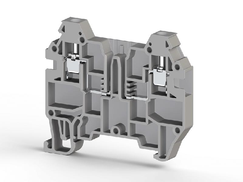 Клеммник с возможностью установки картриджа 2.5кв.мм сер. AVK 2.5F Klemsan 324929