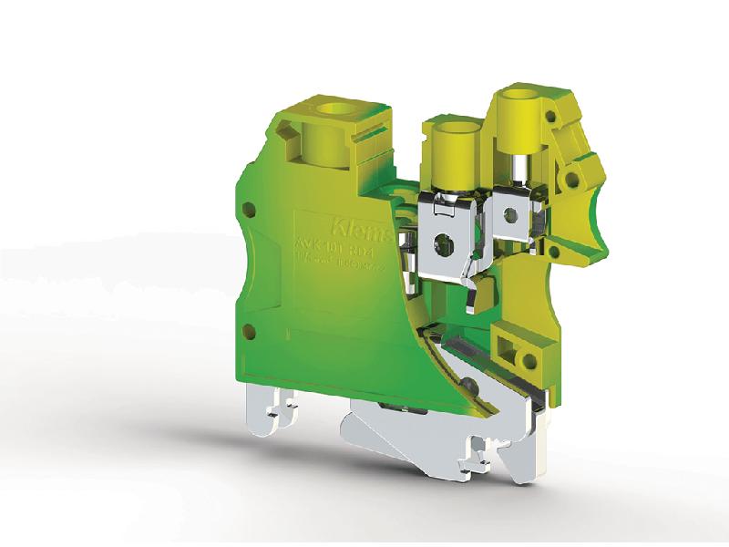 Клеммник 3-х выводной 2х10кв.мм 1х4кв.мм (земля) AVK 10 TRD 4 Klemsan 334230