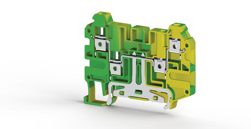 Клеммник 4-х выводной 4кв.мм (земля) AVK 4 CCT Klemsan 334260