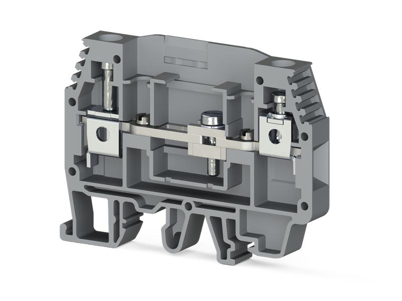 Клеммник измерительный без тест. разъемов 6кв.мм сер. WGO1 Klemsan 370590