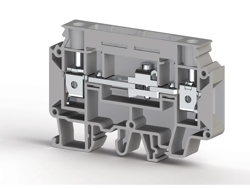 Клеммник измерительный без тест. разъемов 10кв.мм сер. WGO2N Klemsan 375890