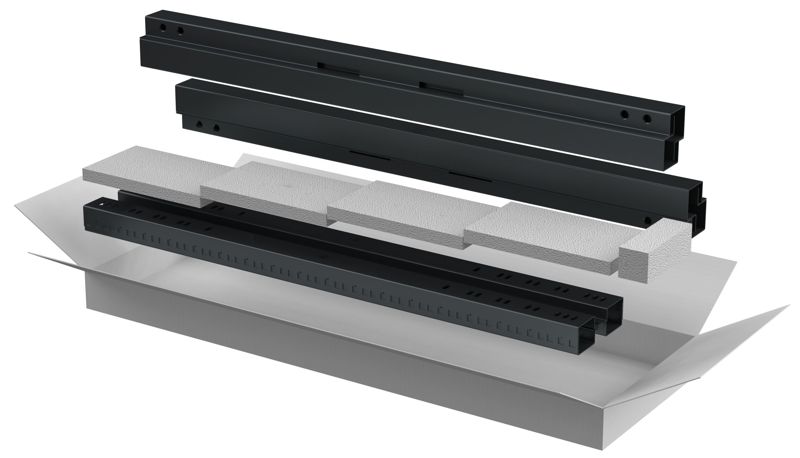 Комплект стоек и профилей для шкафа 33U черн. LINEA N ITK LN05-33UXX-X