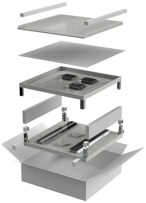 Комплект основание и крыша 600х800мм для шкафа 28-47U сер. LINEA N ITK LN35-XXX68-Y