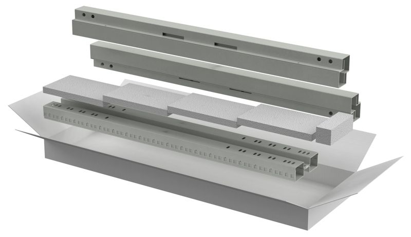 Комплект стоек и профилей для шкафа 42U сер. LINEA E ITK LE35-42UXX-XL