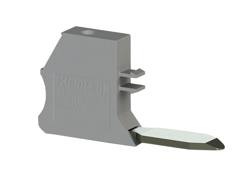 Клемма дополнительная 6кв.мм к клеммникам AVK(95-240) сер. AVK/EK6 Klemsan 304370