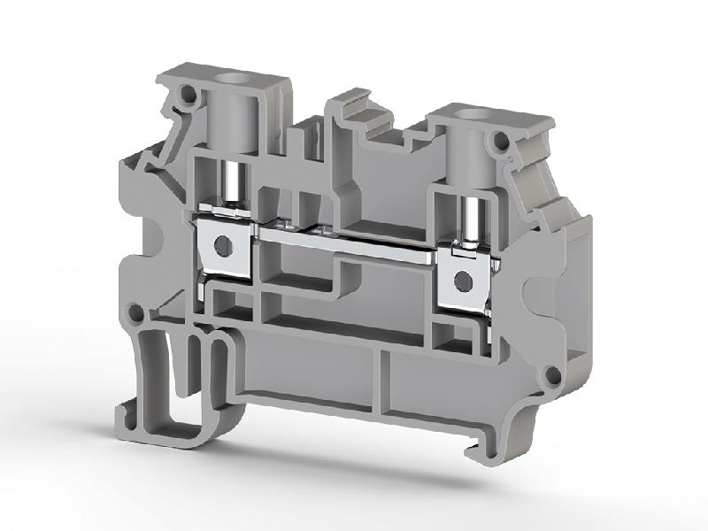 Клеммник на DIN-рейку 4кв.мм 2 ряда перем. сер. AVK 4R Klemsan 304390