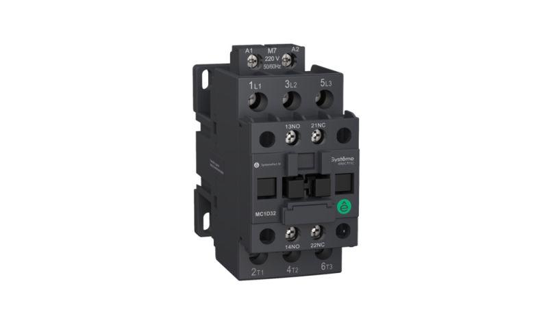 Контактор MC1D 3п 32А кат. 220В AC 1НО+1НЗ SE MC1D32M7