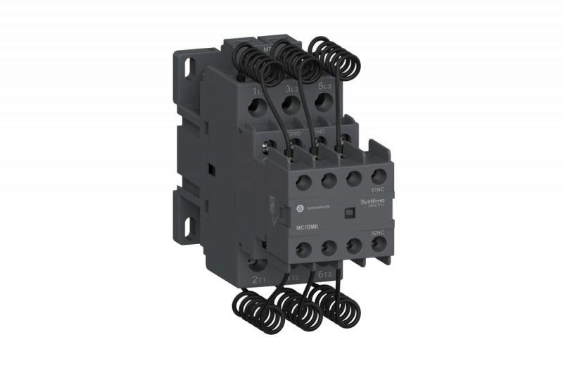 Контактор MC1D для конденсаторных батарей 25кВАр 1НО/2НЗ 220В 50/60Гц SE MC1DMKM7