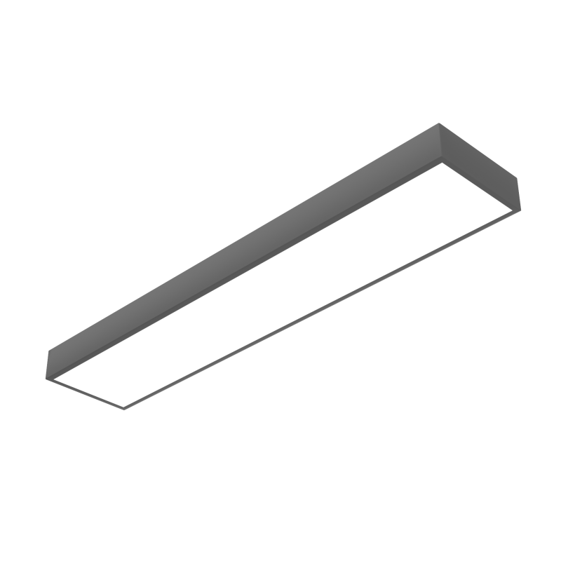 Светильник светодиодный Gexus Line Down 1500х300х100 50Вт 4000К RAL9005 черн. муар опал-микропризма VARTON V1-R0-90577-30000-4005040