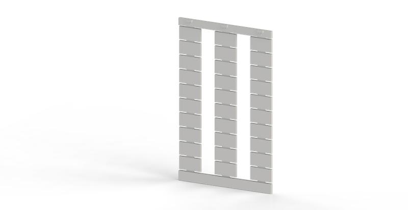 Маркировка DB10/6 без надписей 1 пластина - 30шт (уп.510шт) Klemsan 505915