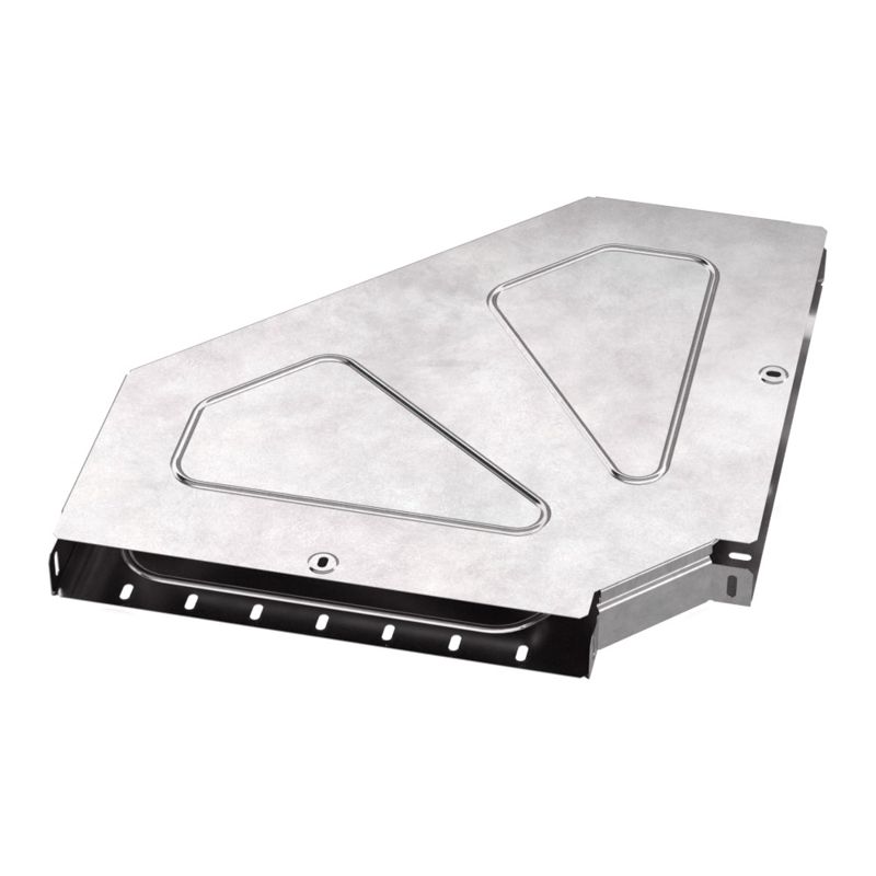 Угол для лотка горизонтальный 90град.400х50 с крышкой Стандарт Промрукав PR16.0622