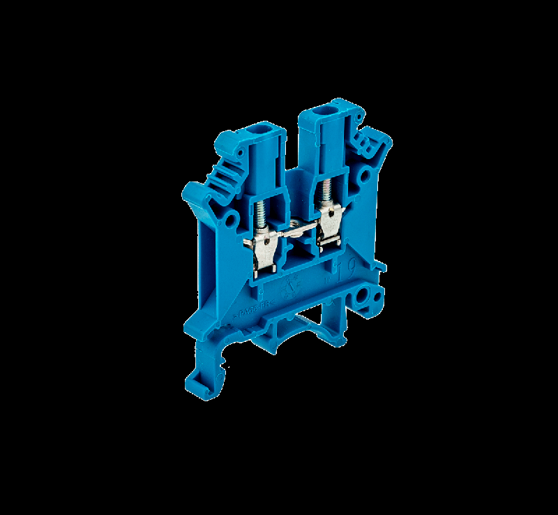 Клемма винтовая проходная 2.5кв.мм MTU-2.5BL син. ОВЕН 54691
