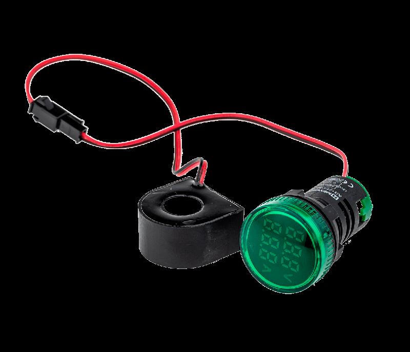 Индикатор тока и напряжения 50-500В 0-100А MT22-VAM3 зел. ОВЕН 78727