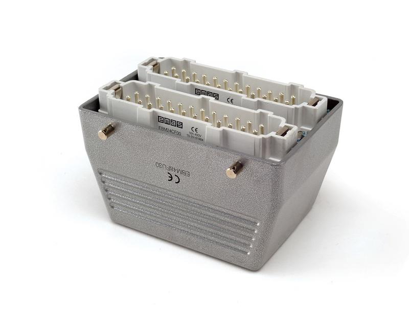 Вилка 48п 16А EMAS EBM48FU30