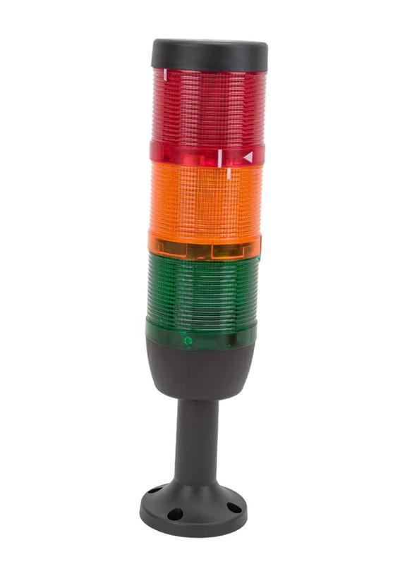 Колонна сигнальная 70мм 220В стробоскоп FLESH красн./зел./желт. EMAS IK73F220XM01