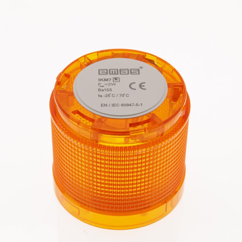 Модуль сигнальный для колонны 70мм желт. EMAS IKM7S