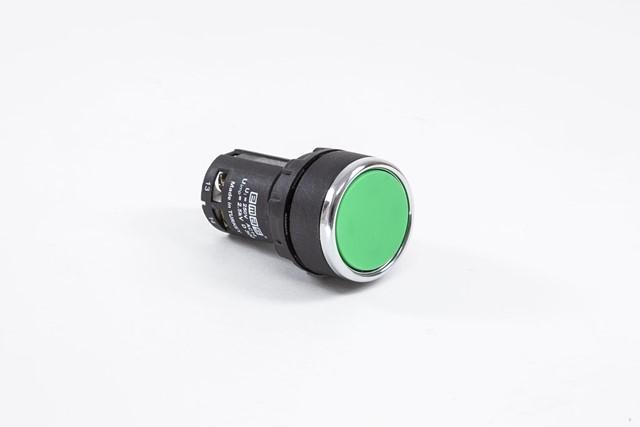 Кнопка нажимная моноблочная 22мм IP 40 1НО EMAS MB100DY