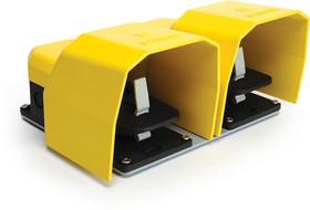 Педаль двойная 2х(1НО+1НЗ)+2х(1НО+1НЗ) с возм. подкл. аксессуаров одна скорость EMAS PDKA22GG10