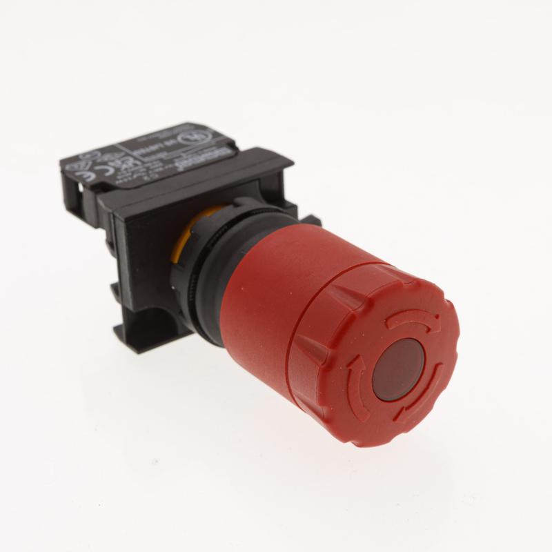 Кнопка аварийная "Грибок" CP d30мм 1НЗ с возвратом поворотом с подсветкой EMAS CP200ES30