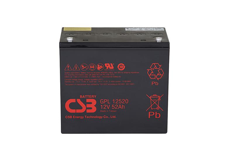 Аккумулятор 12В 52А.ч CSB GPL12520 CSB
