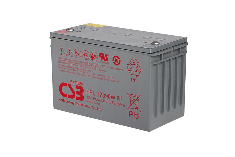 Аккумулятор 12В 98А.ч CSB HRL12390W FR CSB