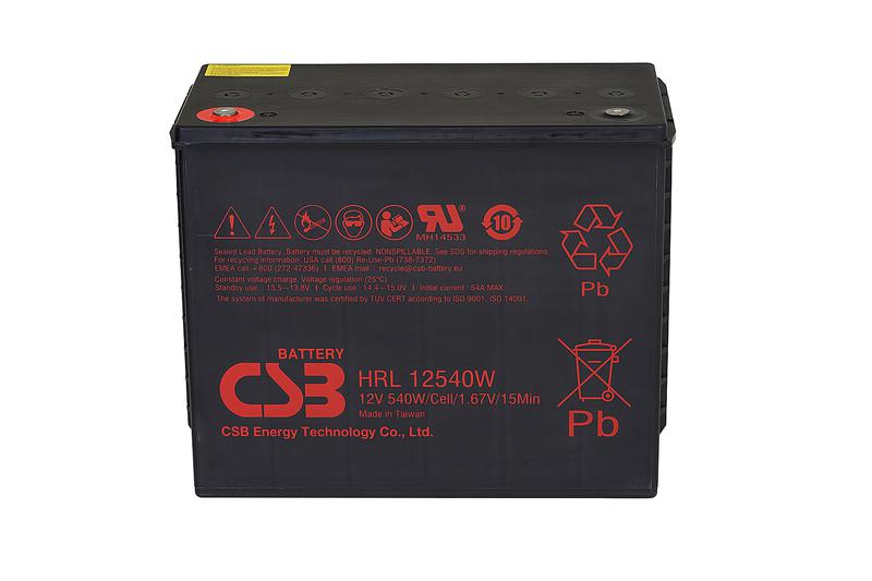 Аккумулятор 12В 135А.ч CSB HRL12540W FR CSB