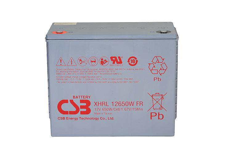 Аккумулятор CSB XHRL12650W FR CSB